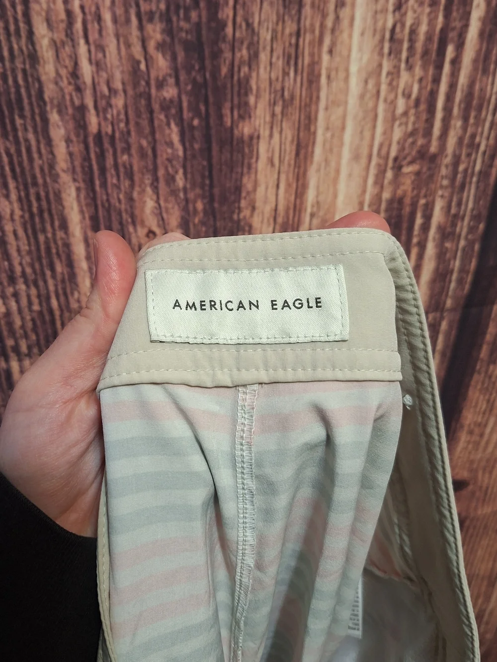 American Eagle Mens Orange And Green Boardshorts Size Large